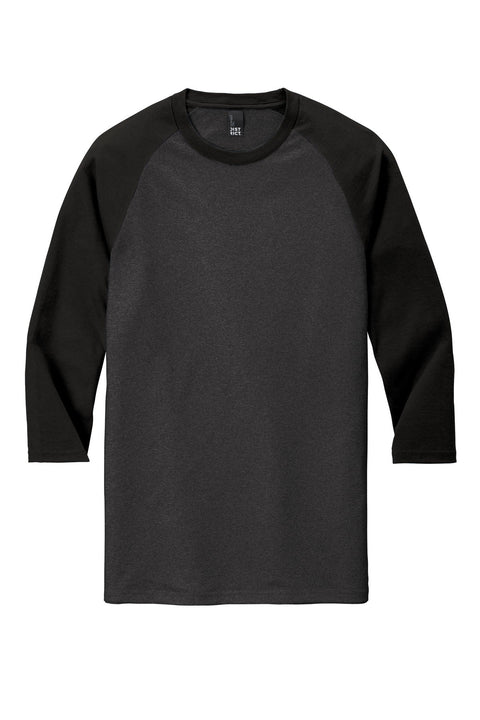 District DM136 Perfect Tri 3/4-Sleeve Raglan