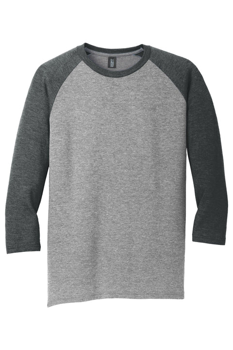 District DM136 Perfect Tri 3/4-Sleeve Raglan
