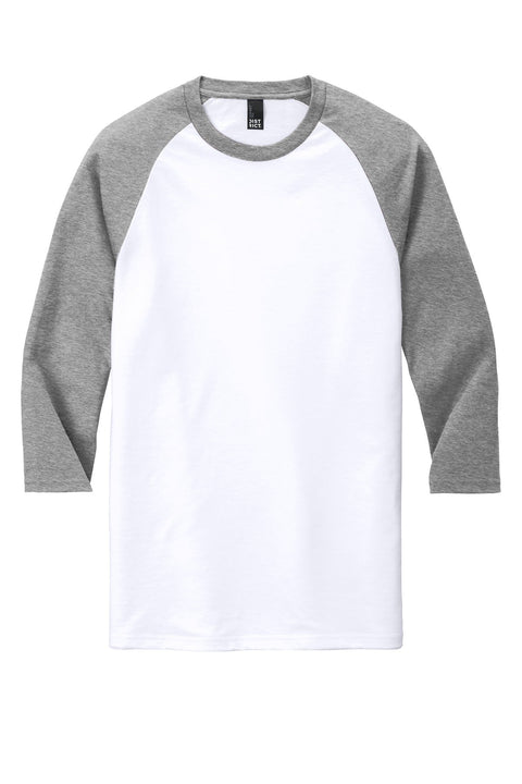 District DM136 Perfect Tri 3/4-Sleeve Raglan