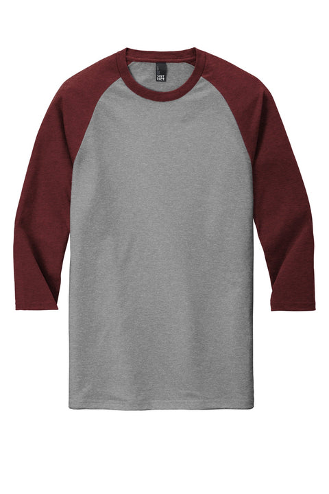 District DM136 Perfect Tri 3/4-Sleeve Raglan