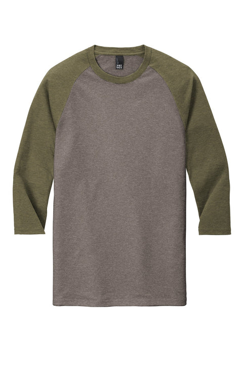 District DM136 Perfect Tri 3/4-Sleeve Raglan