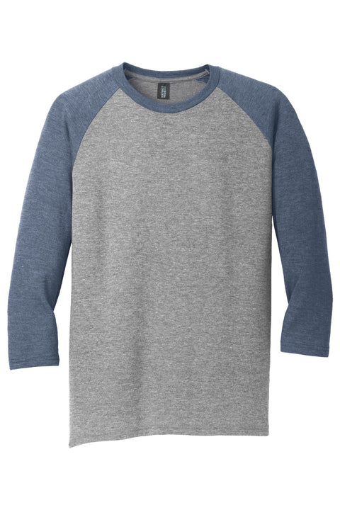 District DM136 Perfect Tri 3/4-Sleeve Raglan