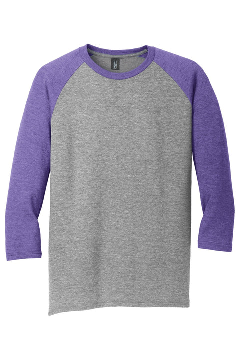 District DM136 Perfect Tri 3/4-Sleeve Raglan