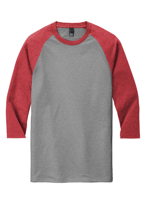 District DM136 Perfect Tri 3/4-Sleeve Raglan