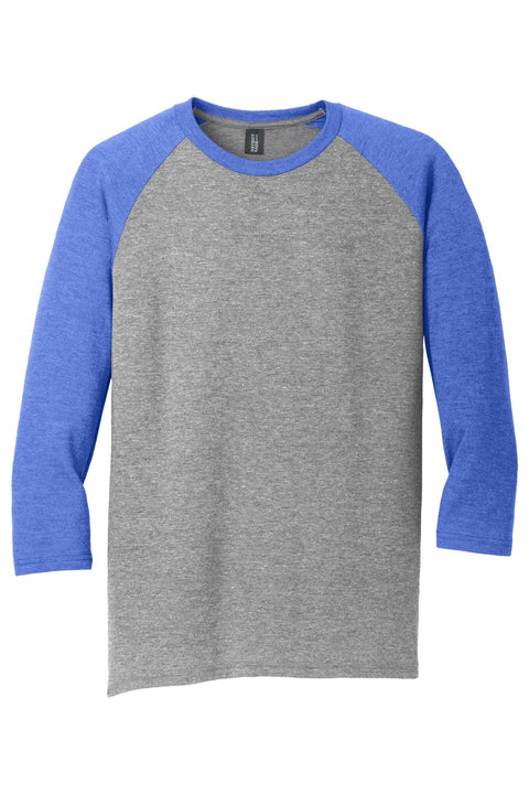 District DM136 Perfect Tri 3/4-Sleeve Raglan