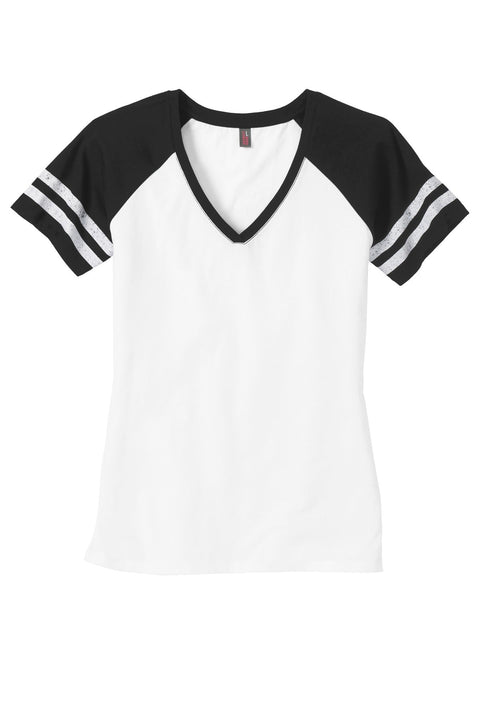 District DM476 Women's Game V-Neck Tee