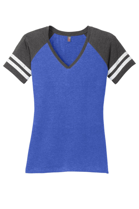 District DM476 Women's Game V-Neck Tee