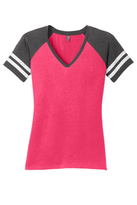 District DM476 Women's Game V-Neck Tee