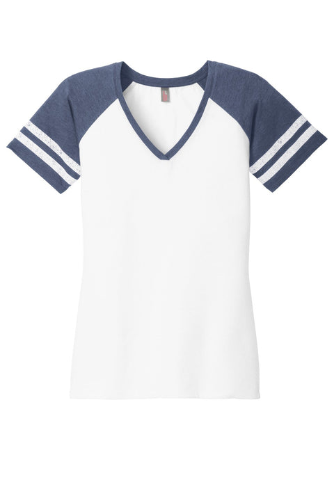 District DM476 Women's Game V-Neck Tee