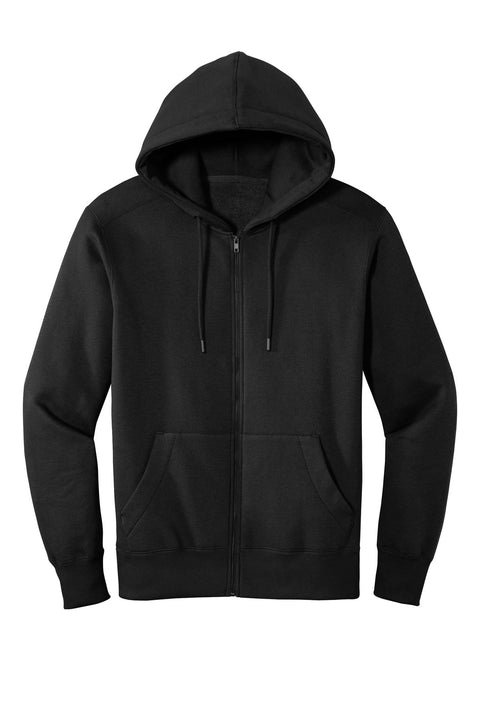 District DT1103 Perfect Weight  Fleece Full-Zip Hoodie