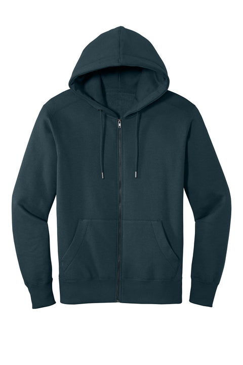 District DT1103 Perfect Weight  Fleece Full-Zip Hoodie