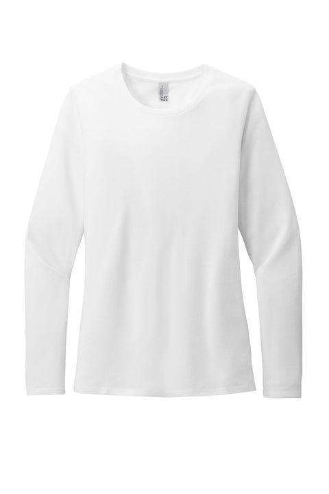 District DT110 Women's Perfect Blend CVC Long Sleeve Tee