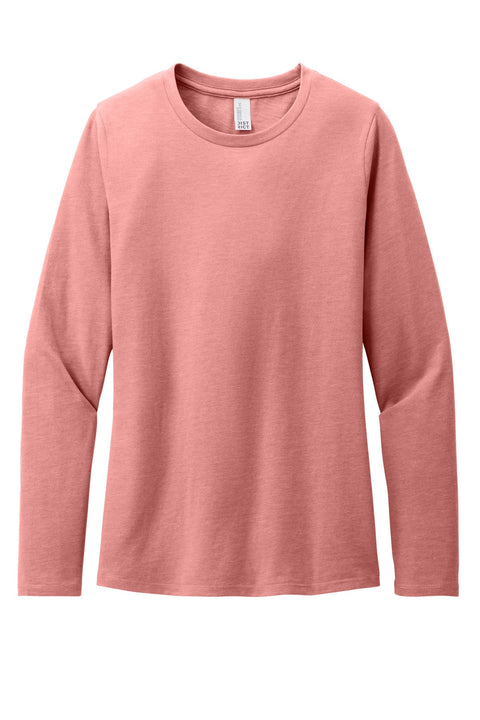 District DT110 Women's Perfect Blend CVC Long Sleeve Tee