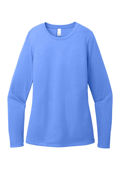 District DT110 Women's Perfect Blend CVC Long Sleeve Tee