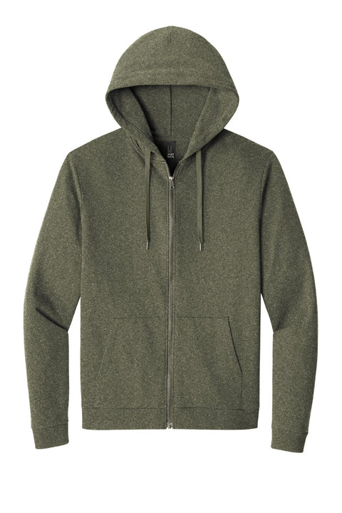 District DT1302 Perfect Tri Fleece Full-Zip Hoodie