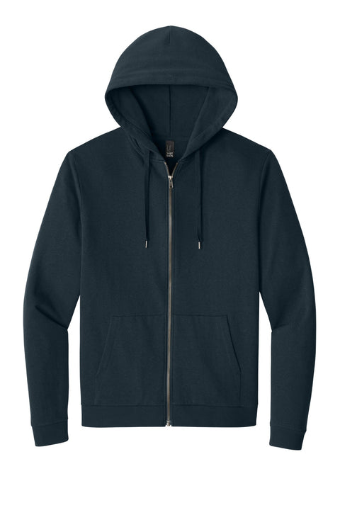 District DT1302 Perfect Tri Fleece Full-Zip Hoodie