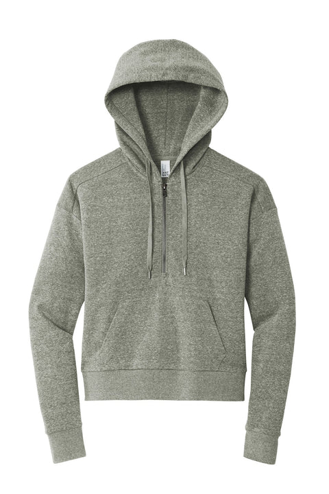 District DT1311 Women's Perfect Tri Fleece 1/2-Zip Pullover