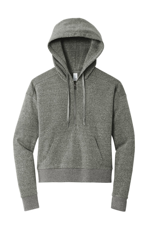 District DT1311 Women's Perfect Tri Fleece 1/2-Zip Pullover