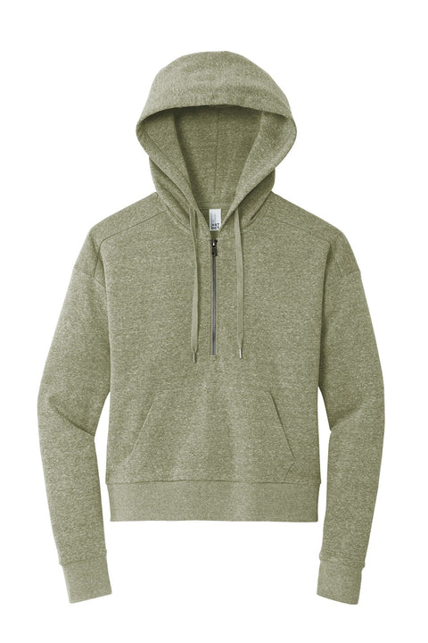 District DT1311 Women's Perfect Tri Fleece 1/2-Zip Pullover