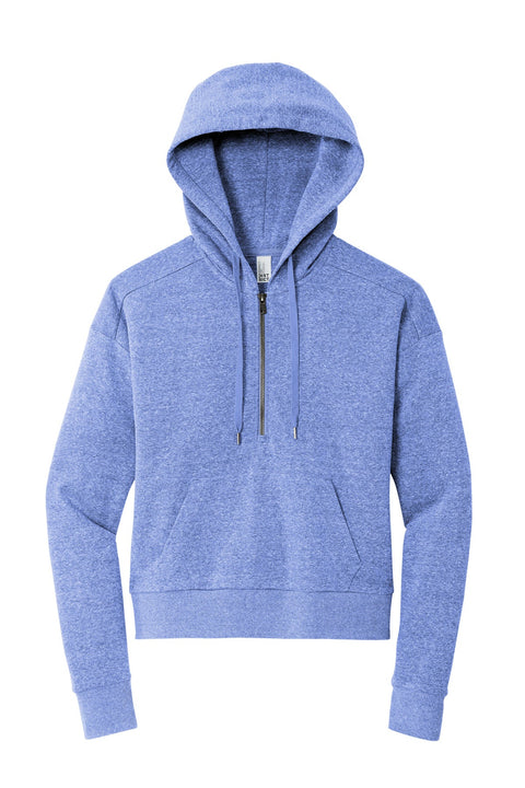 District DT1311 Women's Perfect Tri Fleece 1/2-Zip Pullover