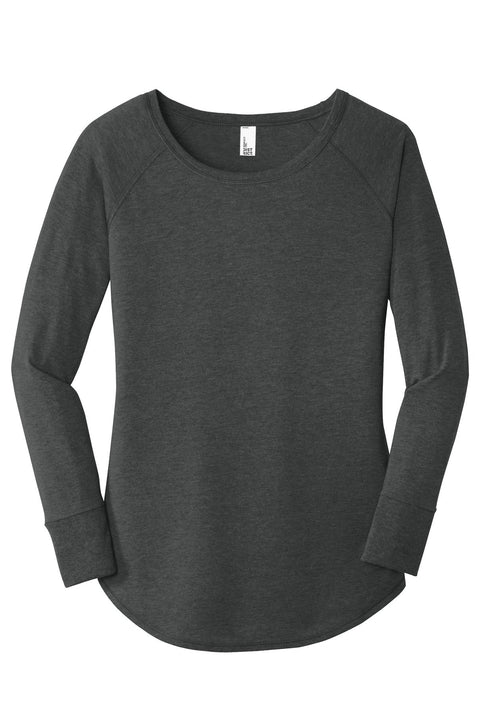 District DT132L Women's Perfect Tri  Long Sleeve Tunic Tee
