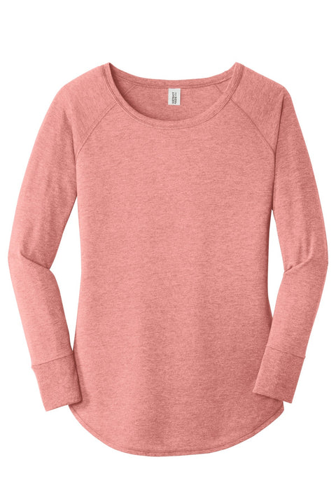 District DT132L Women's Perfect Tri  Long Sleeve Tunic Tee