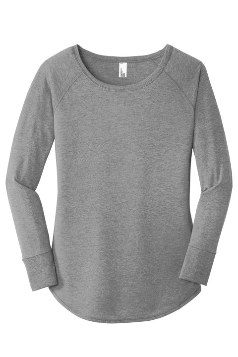 District DT132L Women's Perfect Tri  Long Sleeve Tunic Tee