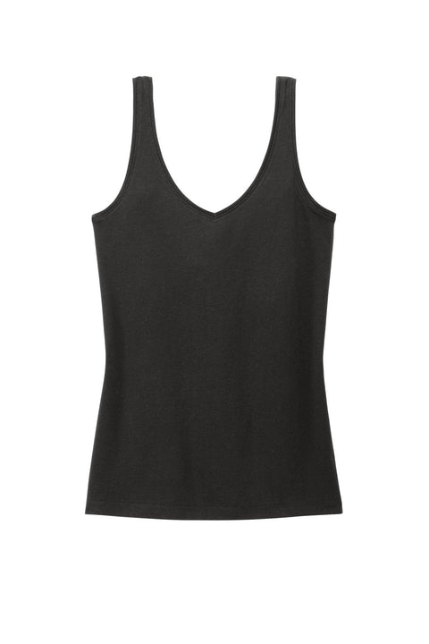 District DT154 Women's Perfect Blend CVC V-Neck Tank