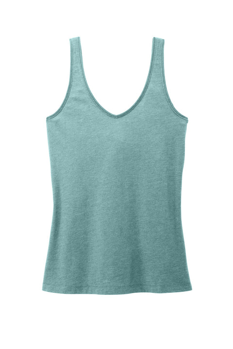 District DT154 Women's Perfect Blend CVC V-Neck Tank
