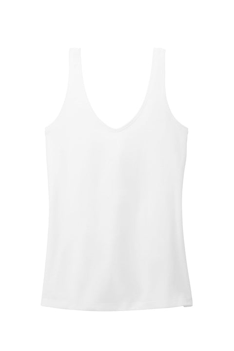 District DT154 Women's Perfect Blend CVC V-Neck Tank