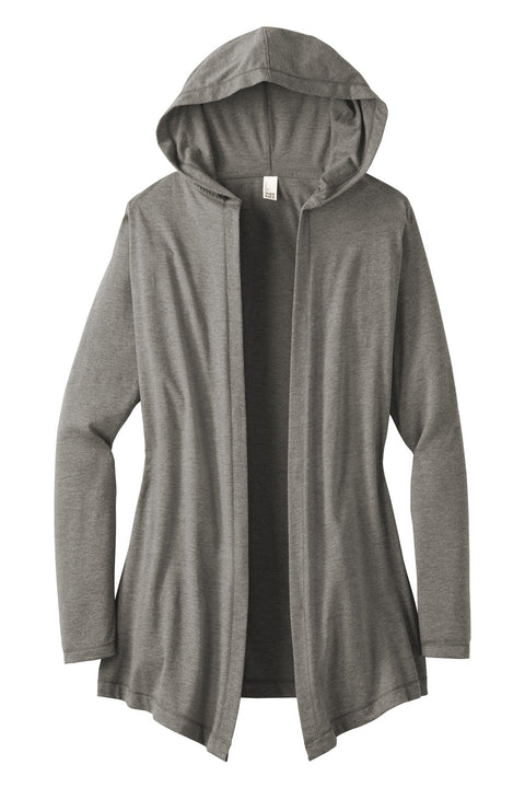 District DT156 Women's Perfect Tri  Hooded Cardigan