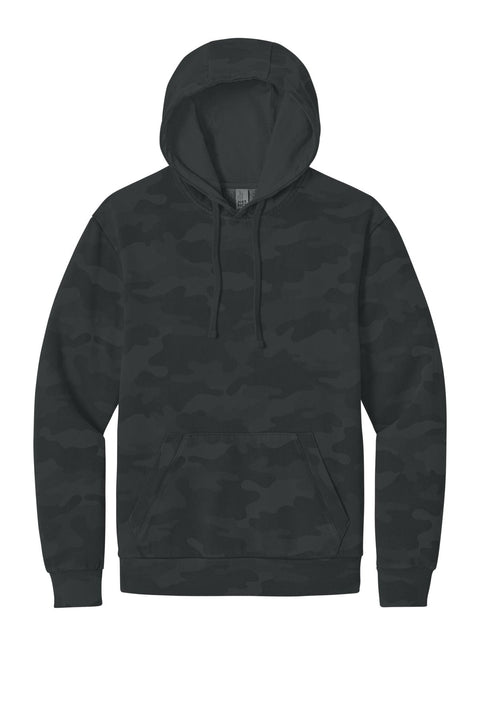 District DT2200C Wash Camo Fleece Hoodie