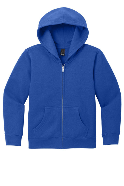 District DT6102Y Youth V.I.T. Fleece Full-Zip Hoodie