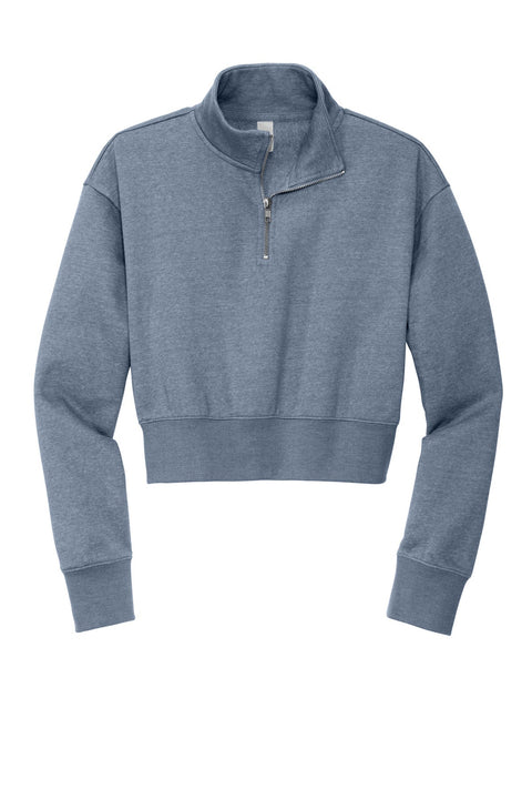 District DT6111 Women's V.I.T. Fleece 1/2-Zip