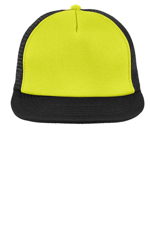 District DT624 Flat Bill Snapback Trucker Cap
