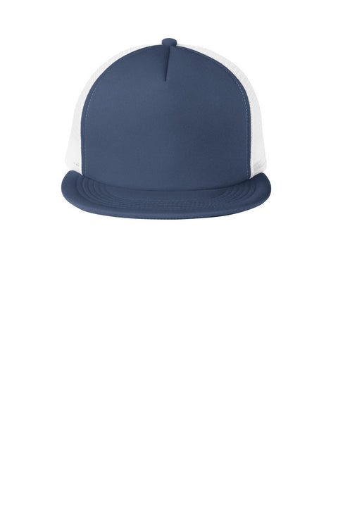 District DT624 Flat Bill Snapback Trucker Cap