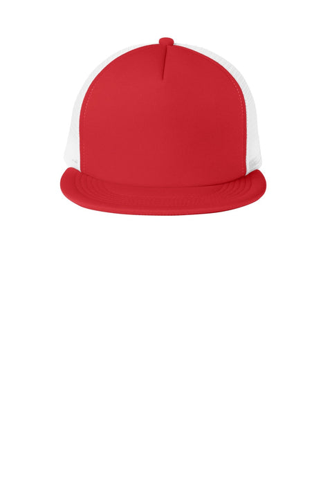 District DT624 Flat Bill Snapback Trucker Cap