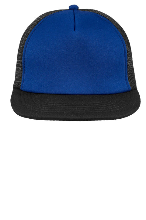 District DT624 Flat Bill Snapback Trucker Cap