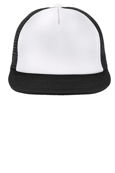 District DT624 Flat Bill Snapback Trucker Cap