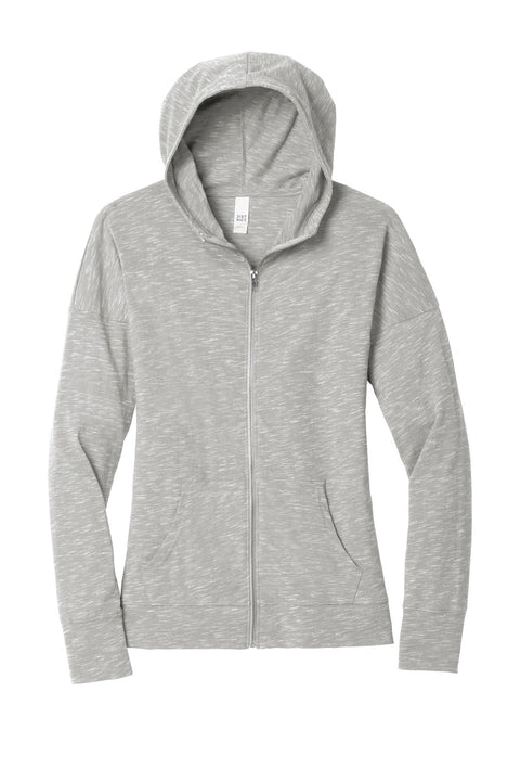 District DT665 Women's Medal Full-Zip Hoodie