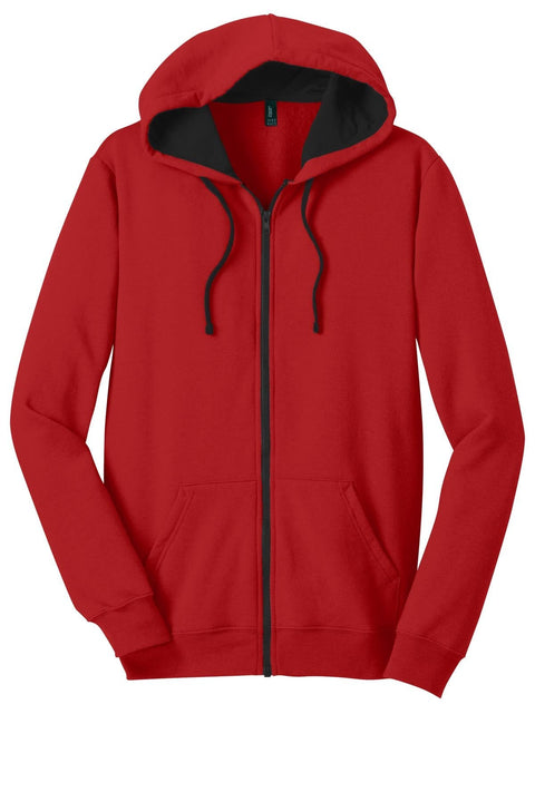 District DT800 The Concert Fleece Full-Zip Hoodie