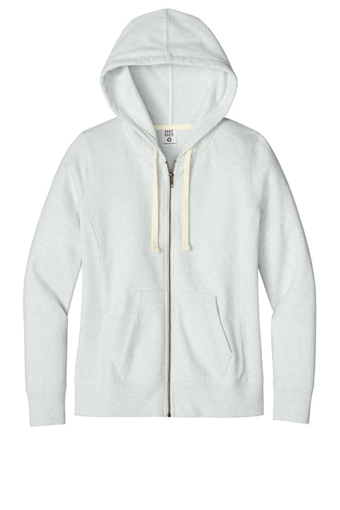 District DT8103 Women's Re-FleeceFull-Zip Hoodie