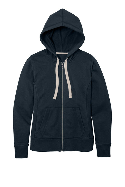 District DT8103 Women's Re-FleeceFull-Zip Hoodie