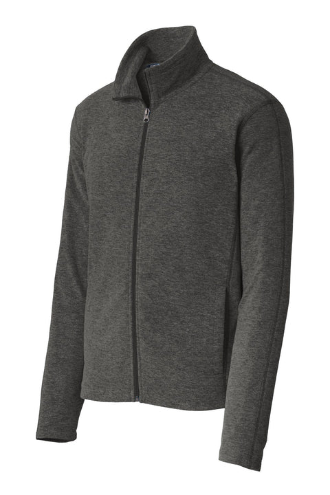 Port Authority F235 Heather Microfleece Full-Zip Jacket