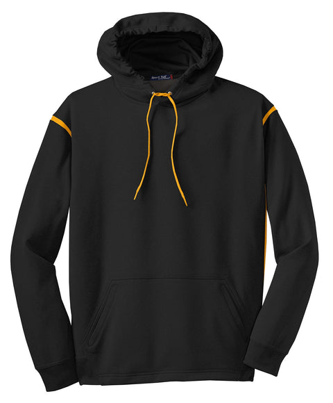Sport-Tek F246 Tech Fleece Colorblock Hooded Sweatshirt