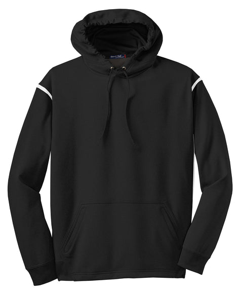 Sport-Tek F246 Tech Fleece Colorblock Hooded Sweatshirt