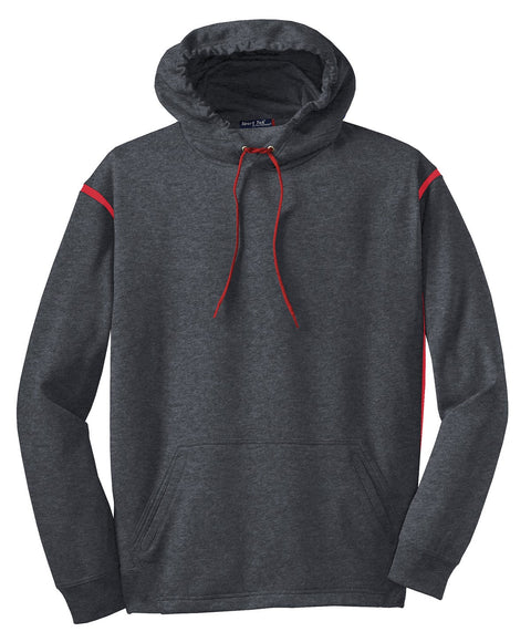 Sport-Tek F246 Tech Fleece Colorblock Hooded Sweatshirt