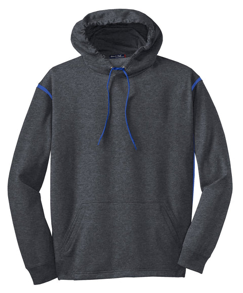 Sport-Tek F246 Tech Fleece Colorblock Hooded Sweatshirt