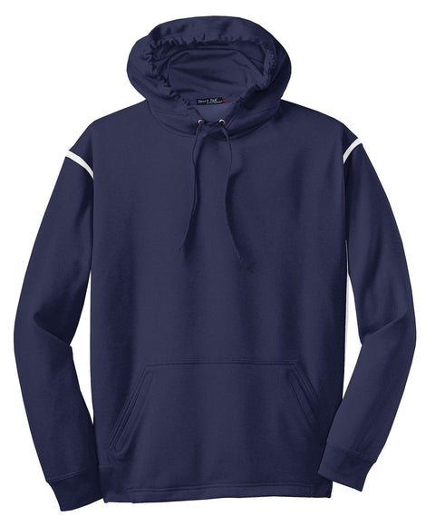 Sport-Tek F246 Tech Fleece Colorblock Hooded Sweatshirt