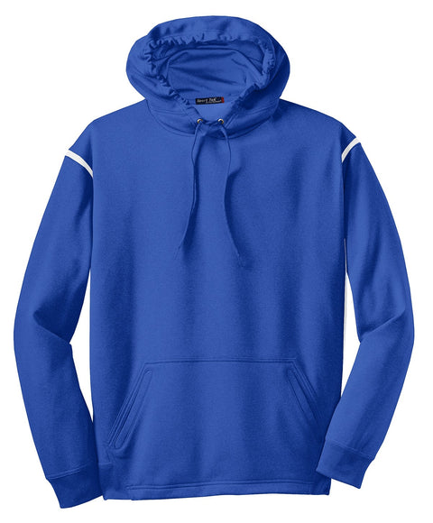 Sport-Tek F246 Tech Fleece Colorblock Hooded Sweatshirt